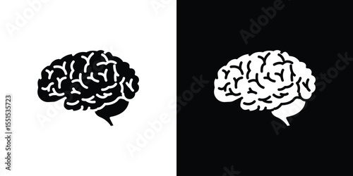 Brain icon vector, Symbol, logo illustrations