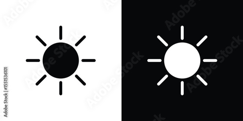 Brightness icon vector, Symbol, logo illustrations