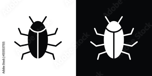 Bugs icon vector, Symbol, logo illustrations