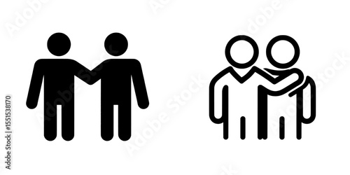 Iconic Symbol for Friendship and Teamwork’ becomes ‘Pictogram Representing Friendship and Collaboration