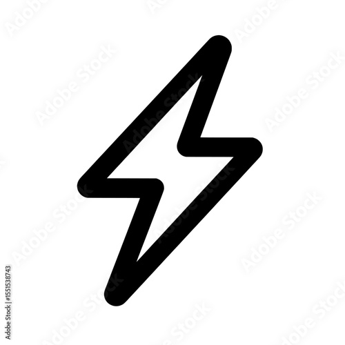 Quick icons, isolated on a white background, feature a simple, thin line outline and linear design, commonly used in logos, websites, apps, and user interface design