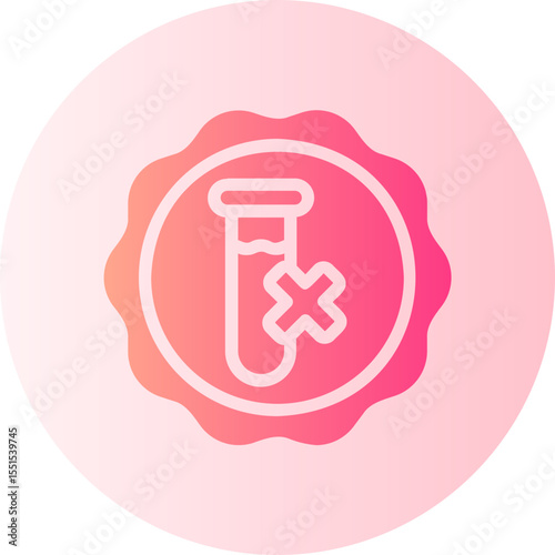No Artificial Flavours gradient icon