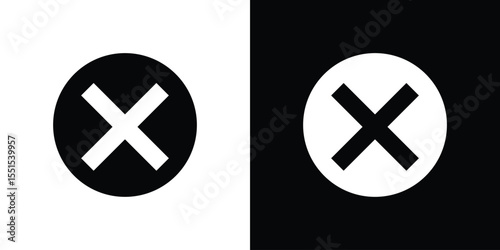 Cancel icon vector, Symbol, logo illustrations