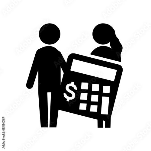 Family budgeting involves a couple's management of personal finance and financial literacy, including household money, accounting, and economy, with calculations of income and expenses, all showcased