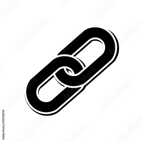 Internet URL or webpage link icons, including chain and link symbols, are presented in a modern isolated design on a white background