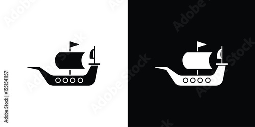 Caravel icon. Design for website and mobile apps.