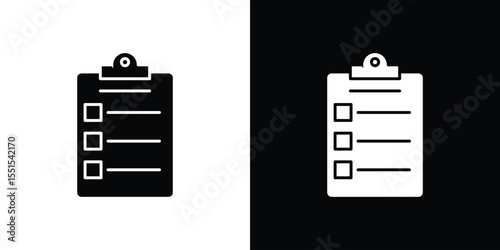 Check list icon vector, Symbol, logo illustrations