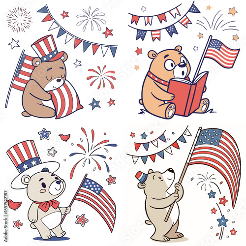 High-Quality bears Illustrations in Various Styles – SVG Bundle