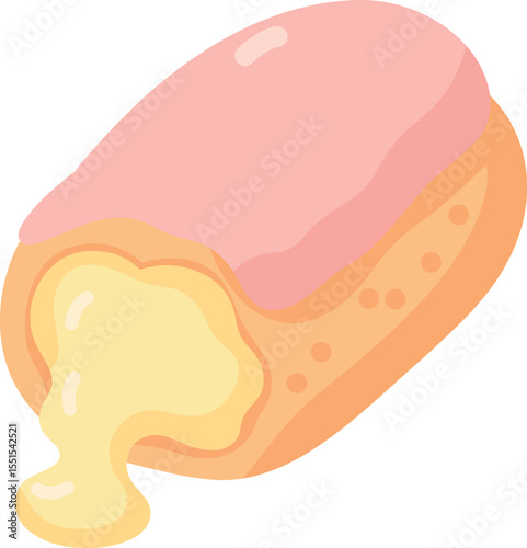 Eclair Pastry with Cream
