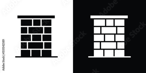 Chimney icon vector, Symbol, logo illustrations