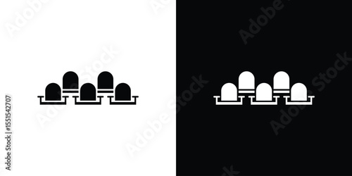 Cinema seat icon. Design for website and mobile apps.