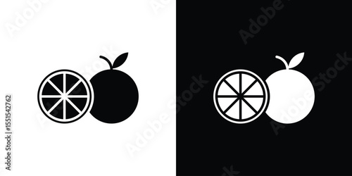 Citrus icon vector, Symbol, logo illustrations