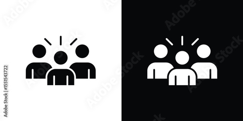 Community icon vector, Symbol, logo illustrations