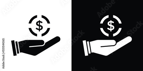 Contribution icon vector, Symbol, logo illustrations
