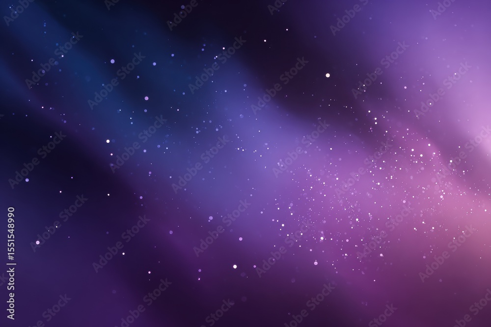 Fototapeta premium A blurred background with shades of purple, blue, and white with many small dots
