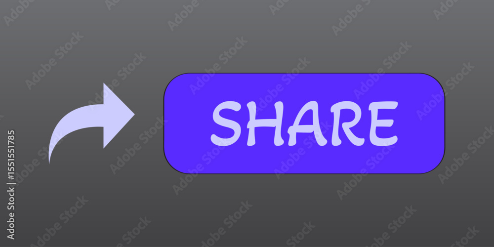 Share button icon with arrow Share button icon with arrow