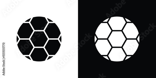 Football icon. Design for website and mobile apps.