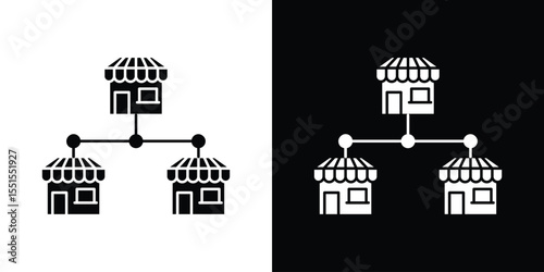 Franchise icon. Design for website and mobile apps.
