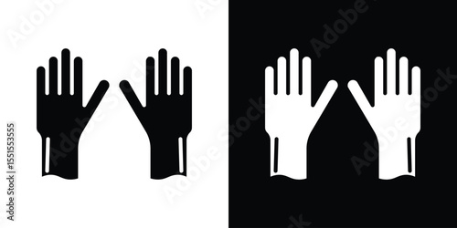 Gloves icon. Design for website and mobile apps.