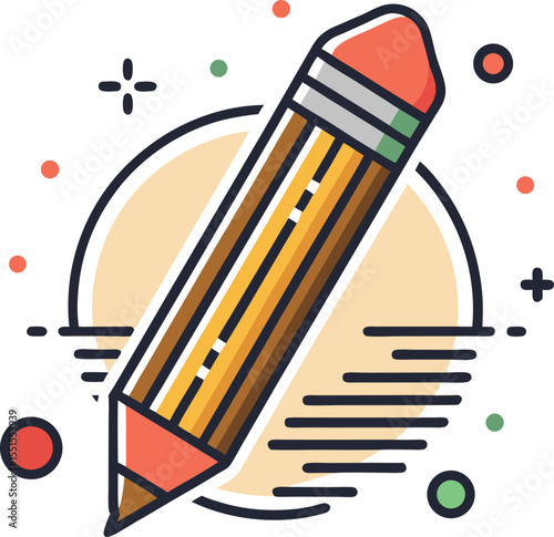 pencil icon design object