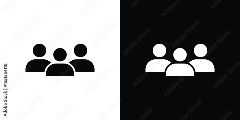 Group icon vector, Symbol, logo illustrations Group icon vector, Symbol, logo illustrations