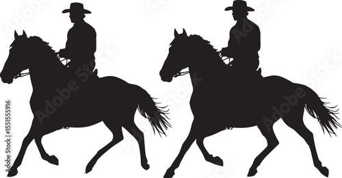 "Horse Racing Silhouette Bundle"