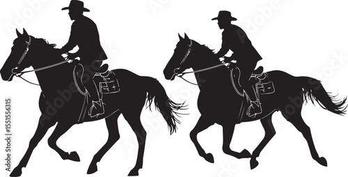 "Horse Racing Silhouette Bundle"