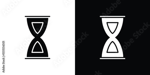 Hourglass icon vector, Symbol, logo illustrations