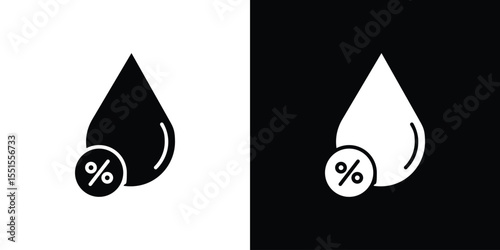 Humidity icon vector, Symbol, logo illustrations