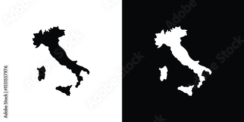 Italy flag icon. Design for website and mobile apps.