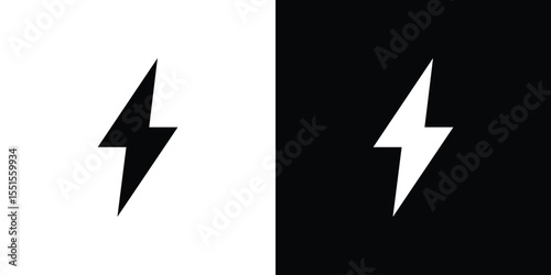Lightning icon vector, Symbol, logo illustrations