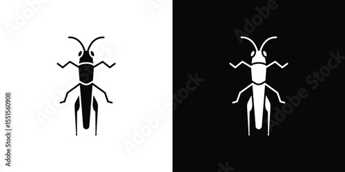 Locust icon vector, Symbol, logo illustrations