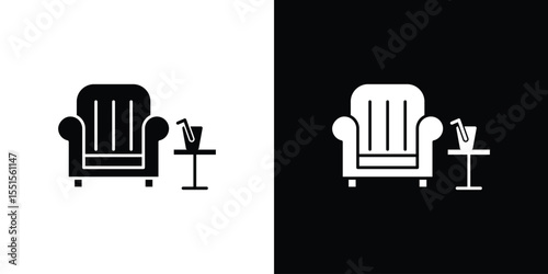 Lounge icon. Design for website and mobile apps.
