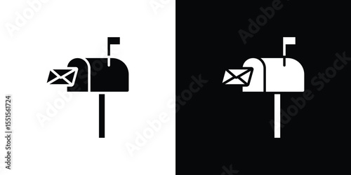 Mailbox icon. Design for website and mobile apps.