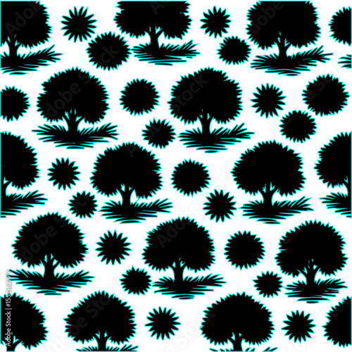 Silhouette Forest Pattern.ai