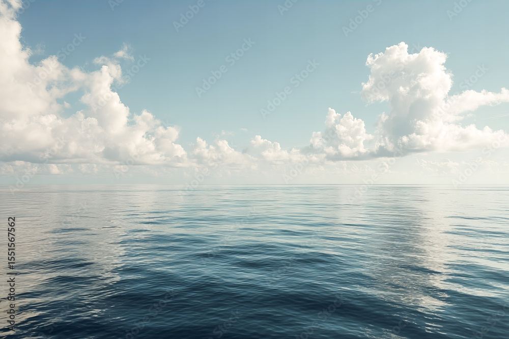 Obraz premium Tranquil Ocean Background