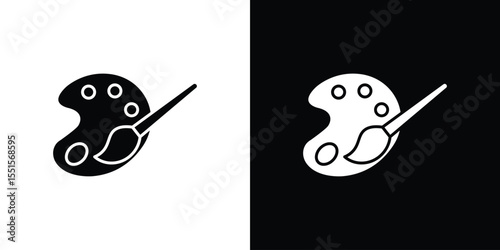 Paint icon vector, Symbol, logo illustrations