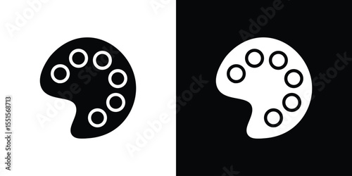 Palette icon. Design for website and mobile apps.