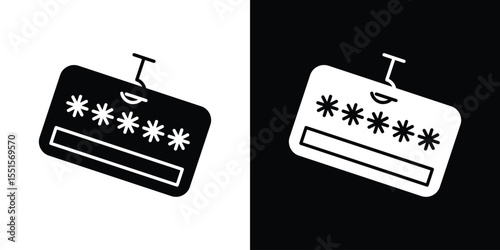 Password phishing icon. Design for website and mobile apps.