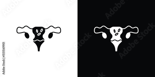 Pelvic inflammatory disease icon. Design for website and mobile apps.