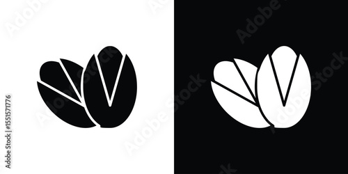 Pistachio icon vector, Symbol, logo illustrations