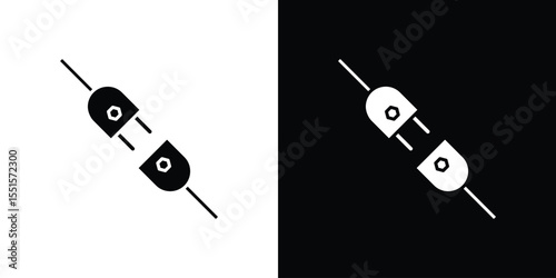 Plug connection icon vector, Symbol, logo illustrations