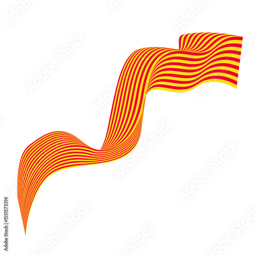 Eye-Catching 3D Wave Abstract Line Background for Modern Digital Art.