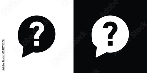Question icon. Design for website and mobile apps.