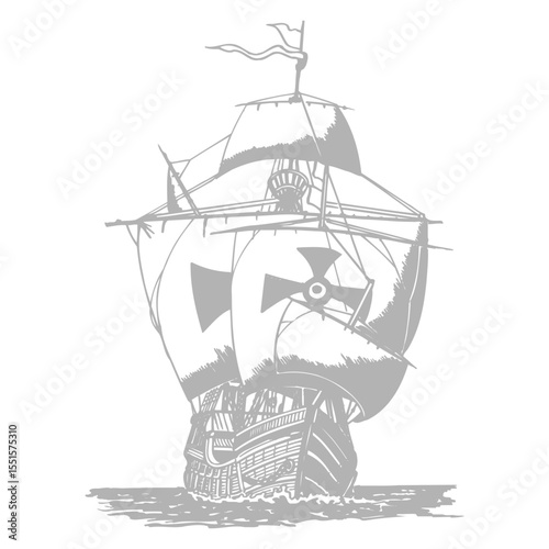 sailing boat Icon shadow_1