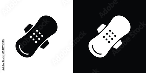 Sanitary pad icon vector, Symbol, logo illustrations