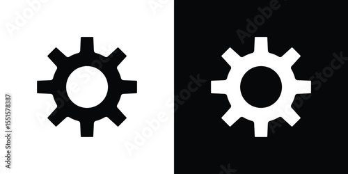 Settings icon vector, Symbol, logo illustrations