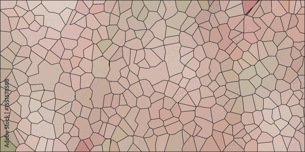 Abstract mosaic pattern in earth tones ideal for textures backgrounds or artistic digital designs
