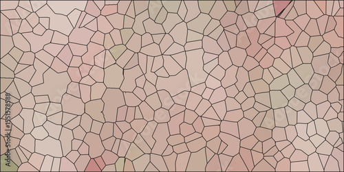 Abstract mosaic pattern in earth tones ideal for textures backgrounds or artistic digital designs
