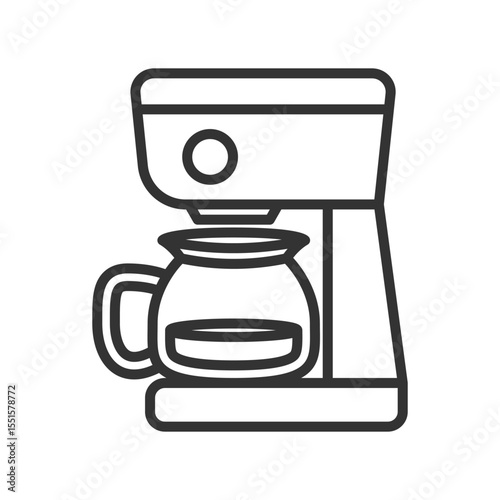 Vector illustration of a coffee machine